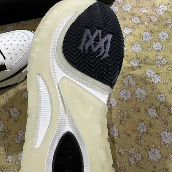 Amiri Low-Top Platform Height-Enhancing Sneakers White - Picture 8 of 9